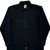 Dickies Shirt - Large Black Polyester Blend