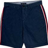 Tommy Hilfiger Chino Shorts - 32W 9L Navy Cotton Blend