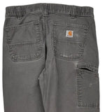 Carhartt Carpenter Trousers - 30W 33L Grey Cotton