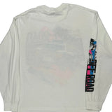 Off Road Racing Tee Jays Graphic Long Sleeve T-Shirt - XL White Cotton