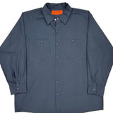 Dickies Shirt - XL Blue Polyester Blend