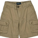 Age 5 Polo By Ralph Lauren Cargo Shorts - Small Beige Cotton