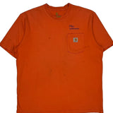 Industrial Service Carhartt T-Shirt - XL Orange Cotton