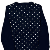 Tommy Hilfiger Polka Dot Jumper - Medium Navy Cotton