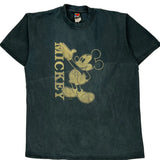 Made In USa Mickey Unlimited Cartoon T-Shirt - XL Black Cotton
