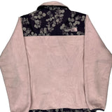 The North Face Floral Fleece Jacket - Large Pink Polyester