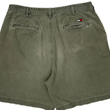 Tommy Hilfiger Chino Shorts - 34W 9L Green Cotton