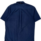 Tommy Hilfiger Short Sleeve Shirt - Medium Navy Cotton