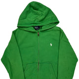 Age 8-10 Polo By Ralph Lauren Hoodie - Small Green Cotton