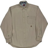 Tommy Hilfiger Shirt - Small Beige Cotton