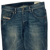 Diesel Staffy Slim Fit Jeans - 34W 30L Blue Cotton