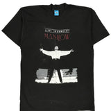 Vintage 1993 Barry Manilow Tour Fruit Of The Loom Single Stitch T-Shirt - Large Black Cotton