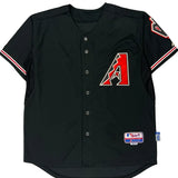 Made In USA Arizona Diamondbacks Majestic Mlb Jersey - XL Black Polyester
