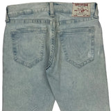 True Religion Denim Shorts - 33W 12L Light Wash Cotton