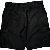 Wrangler Cargo Shorts - 36W 10L Black Cotton