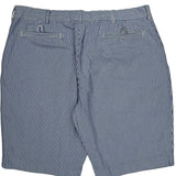Polo By Ralph Lauren Striped Chino Shorts - 37W 9L Blue Cotton