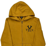 Est. 2002 True Religion Hoodie - Medium Yellow Cotton