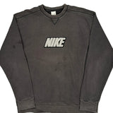 Nike Spellout Long Sleeve T-Shirt - Large Black Cotton