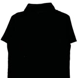 Armani Exchange Polo Shirt - Medium Black Cotton