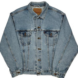 Levis Denim Jacket - Large Light Wash Denim