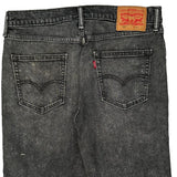 Levis Denim Shorts - 34W 11L Grey Cotton