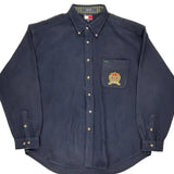 Vintage Tommy Hilfiger Shirt - XL Navy Cotton
