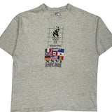 Atlanta 1996 Olympics Hanes Single Stitch T-Shirt - XL Grey Cotton