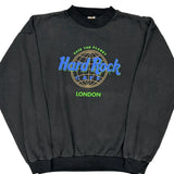 Save The Planet Hard Rock Cafe Graphic Sweatshirt - Large Black Cotton Blend