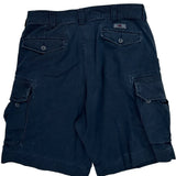 Polo By Ralph Lauren Cargo Shorts - 34W 10L Navy Cotton