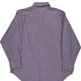 Philip Polo By Ralph Lauren Shirt - Large Purple Cotton