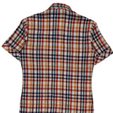 Alfie California Checked Short Sleeve Shirt - Medium Multicoloured Cotton Blend