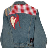 Levis Denim Jacket - Medium Multicoloured Denim