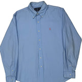 Ralph Lauren Shirt - Large Blue Cotton