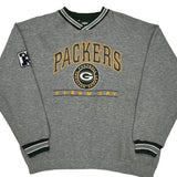 Green Bay Packers Lee Sport Nfl Sweatshirt - XL Grey Cotton