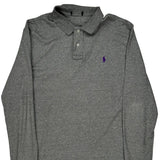 Polo By Ralph Lauren Polo Shirt - Large Grey Cotton