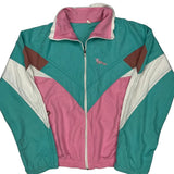 Unbranded Track Jacket - Large Brown Polyester