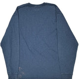 Carhartt Long Sleeve T-Shirt - 2XL Blue Cotton