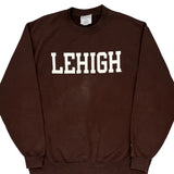 Lehigh Champion College Sweatshirt - XL Brown Cotton Blend
