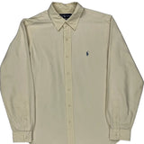 Ralph Lauren Shirt - Large Beige Cotton