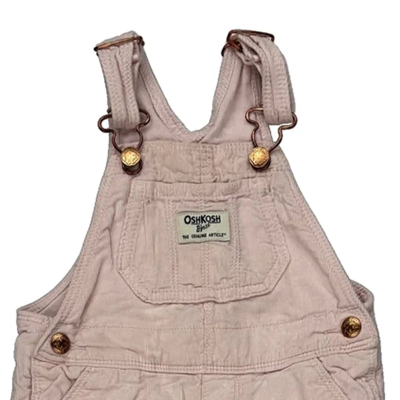 18 Months Oshkosh Dungarees - 2XS Pink Cotton