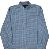 Tommy Hilfiger Checked Shirt - Large Blue Cotton