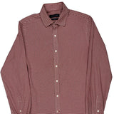 Tommy Hilfiger Checked Shirt - Medium Red Cotton