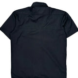 Dickies Short Sleeve Shirt - Large Black Polyester Blend