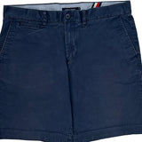 Tommy Hilfiger Chino Shorts - 36W 9L Navy Cotton