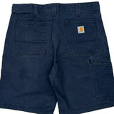 Carhartt Carpenter Shorts - 35W 10L Navy Cotton