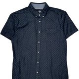 Tommy Hilfiger Short Sleeve Shirt - XL Blue Cotton