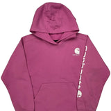 Age 8 Carhartt Hoodie - Small Pink Cotton