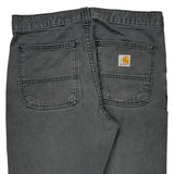 Carhartt Trousers - 32W 24L Grey Cotton