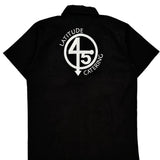 Latitude 45 Catering Dickies Short Sleeve Shirt - Small Black Cotton