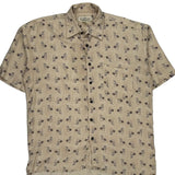 Natural Issue Short Sleeve Shirt - Medium Beige Viscose